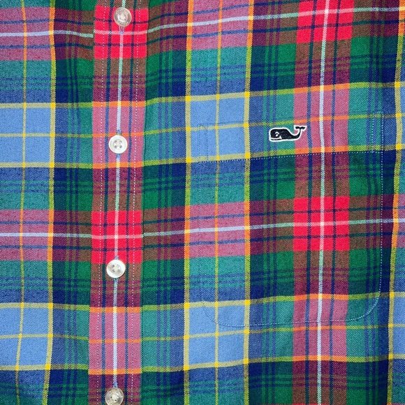 Vineyard Vines Performance Slim Tucker Shirt Mens Long Sleeve Button Down Small - Picture 7 of 12